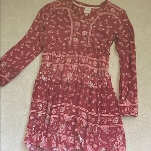 Knox Rose Red Floral Midi Dress